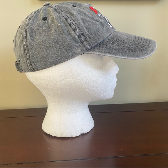 Grey skeleton ball cap - Picture 4 of 6